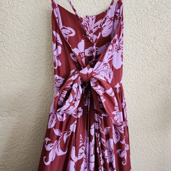 Free People The Perfect Sundress in Watermelon Combo Floral Maxi Red NWT SIZE M - Picture 7 of 13